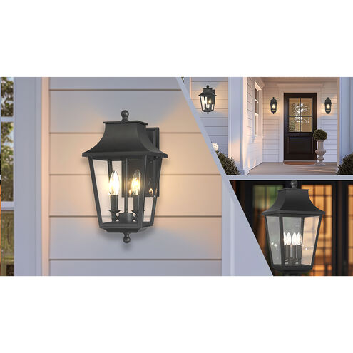 Altimeter 4 Light 23.5 inch Sand Coal Outdoor Post Lantern, Great Outdoors